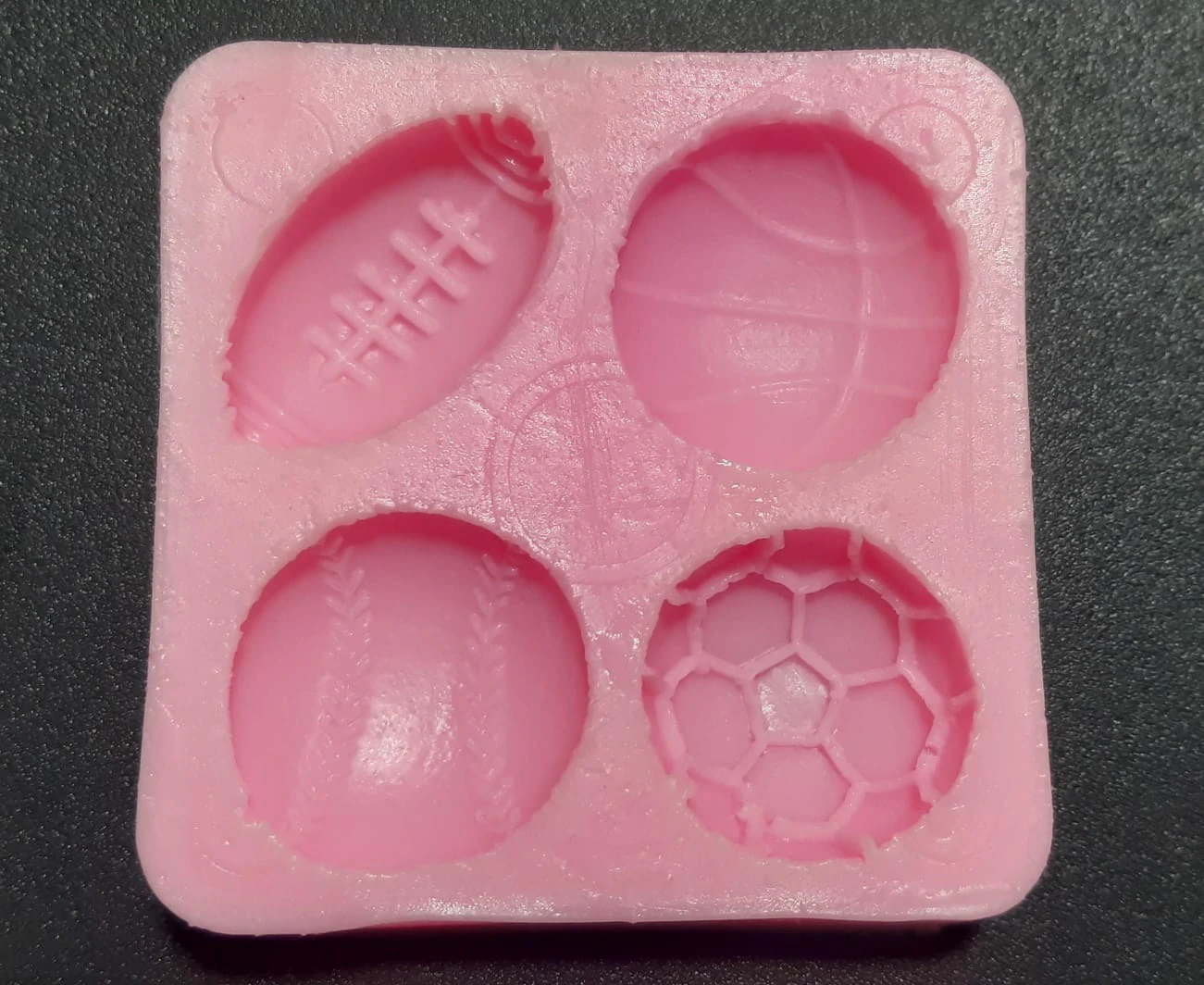 MOLDE DE BALONES DEPORTES PARA FONDANT